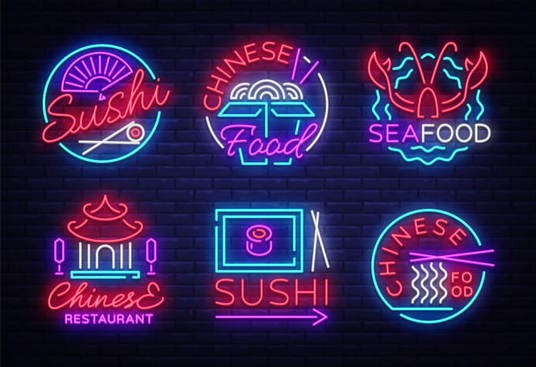 Xu hướng thiết kế Logo neon Xu hướng thiết kế Logo neon