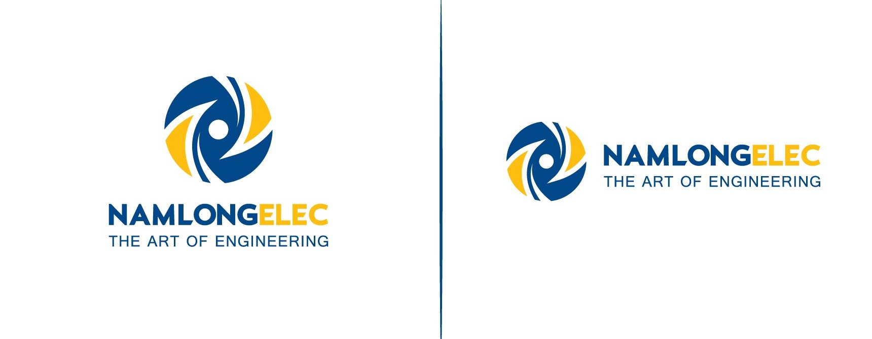 Mẫu logo ngành xây dựng: Nam Long Elec