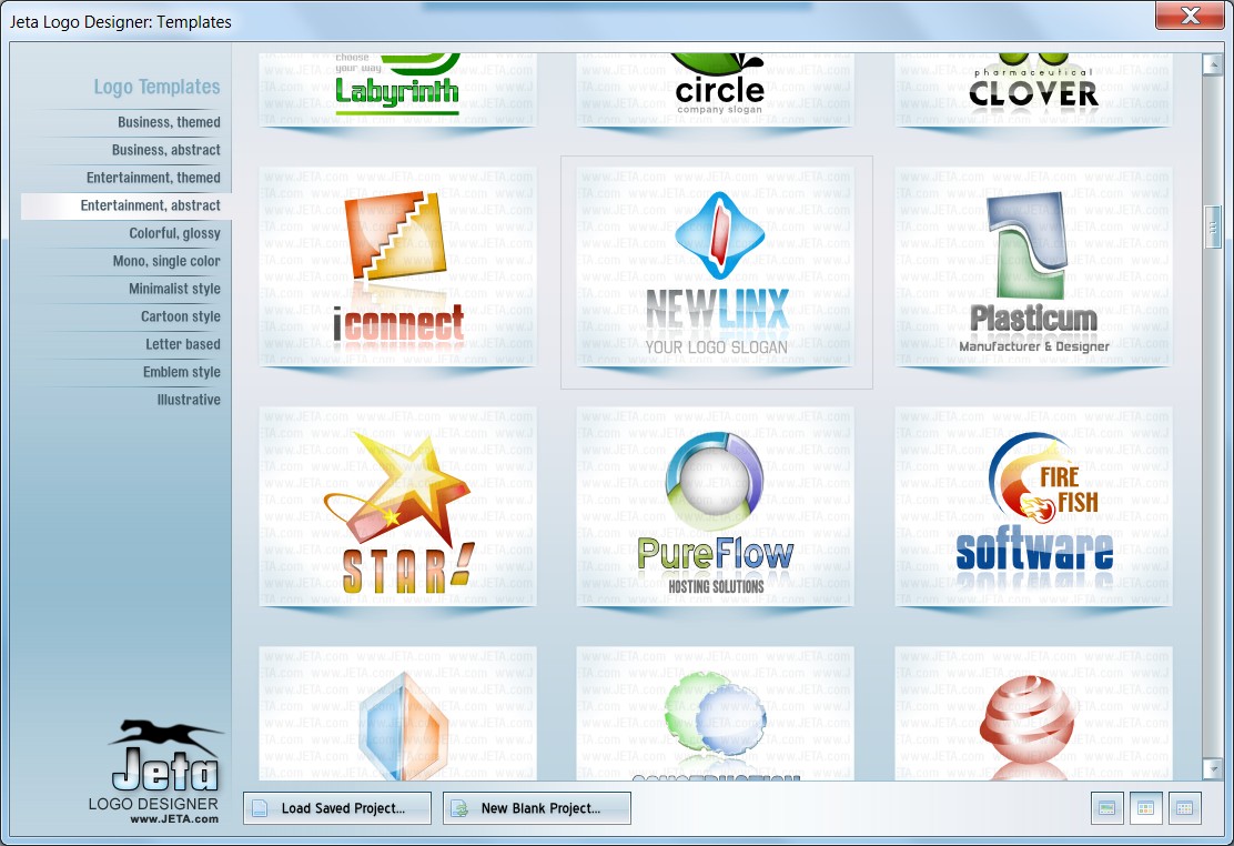 Phần mềm thiết kế logo Jeta