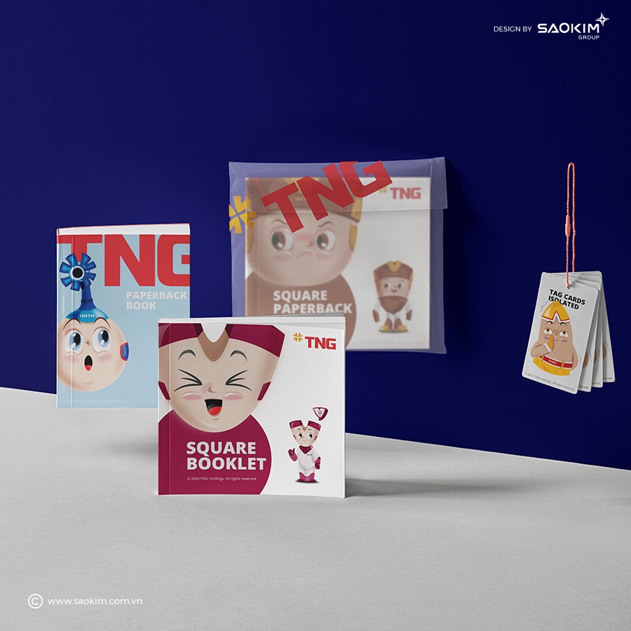 [SaoKim.com.vn] Logo Mascot của TNG thiết kế bởi Sao Kim Branding