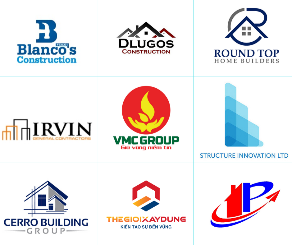 [Saokim.com.vn] Top 50+ thiết kế logo ngành xây dựng