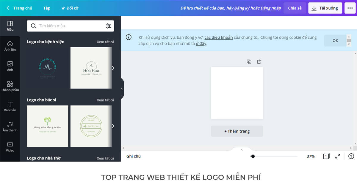 Canva - Công cụ thiết kế logo nổi tiếng cho dân không chuyên