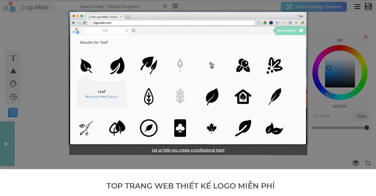 LogoMkr- Trang web thiết kế Logo miễn phí