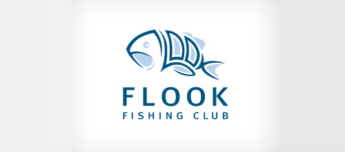Mẫu-thiết-kế-Logo-hình-Cá-Flook