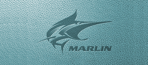 Mẫu-thiết-kế-Logo-hình-Cá-Marlin