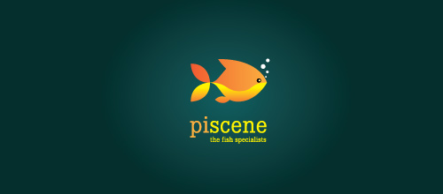 Mẫu-thiết-kế-Logo-hình-Cá-Piscene