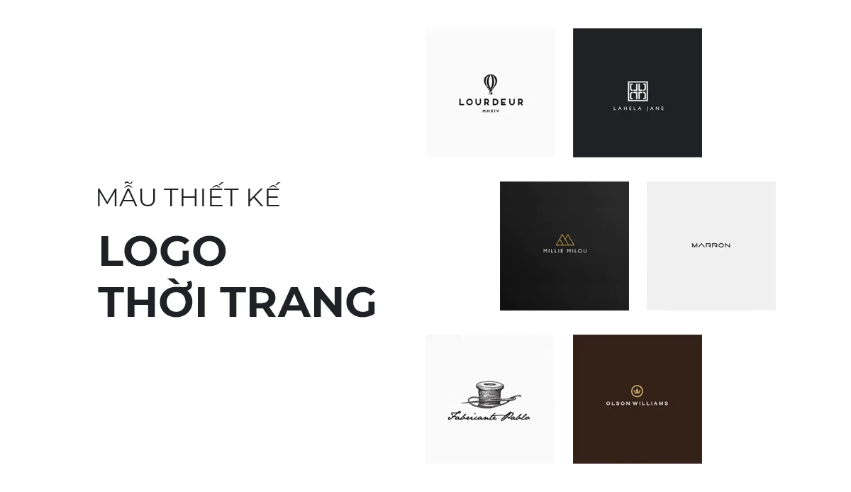 Thiết kế logo thời trang đẹp độc đáo và ấn tượng cho thương hiệu của bạn