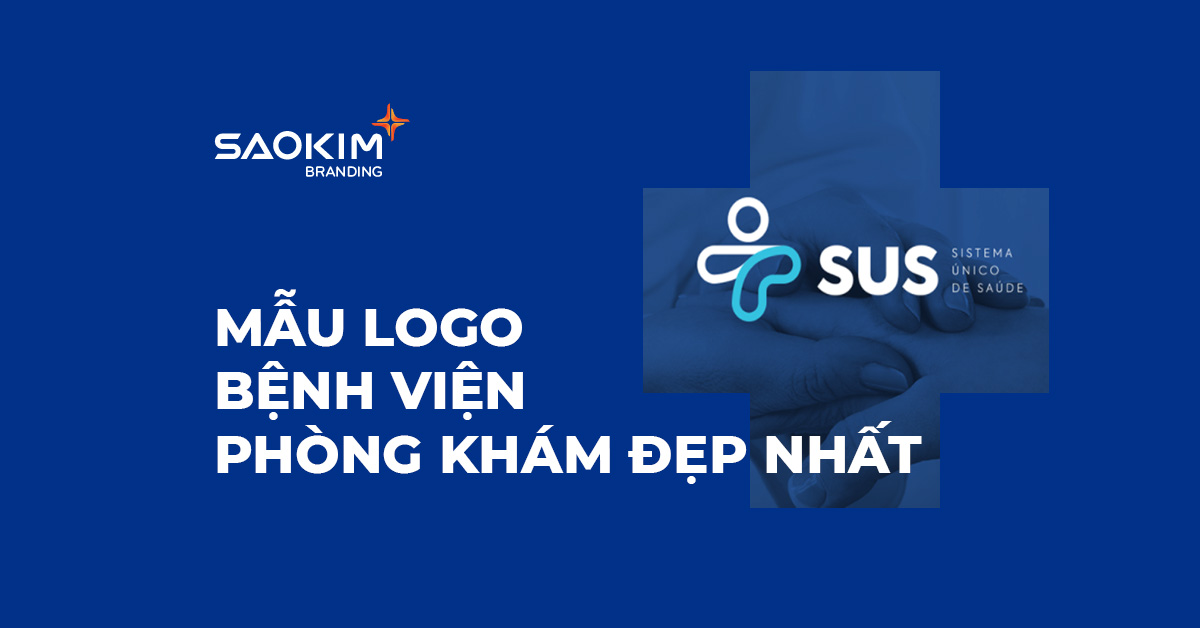 Mẫu thiết kế logo bệnh viện, phòng khám đẹp nhất - Sao Kim Branding