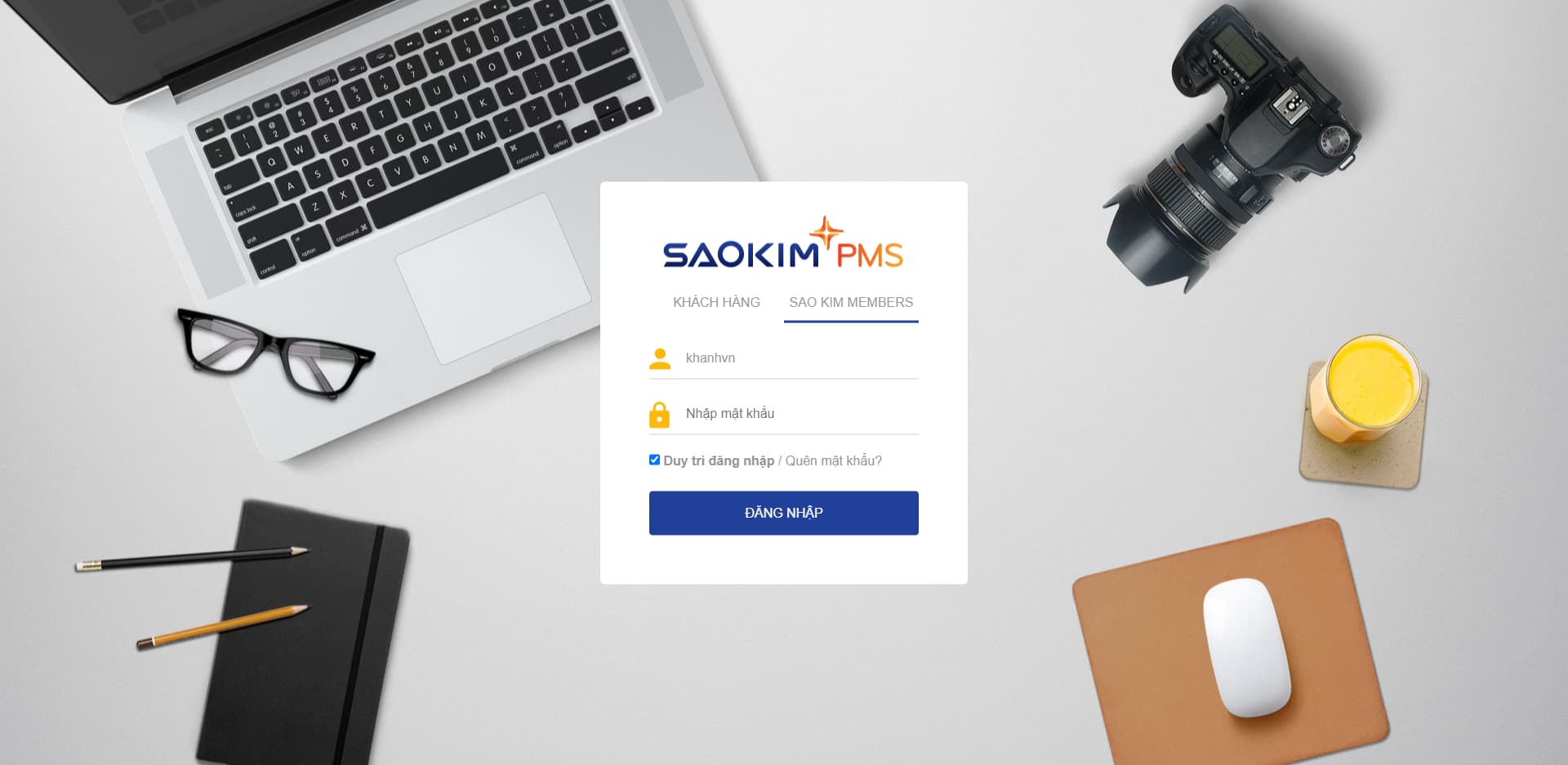 Phần mềm quản lý dự án Sao Kim PMS