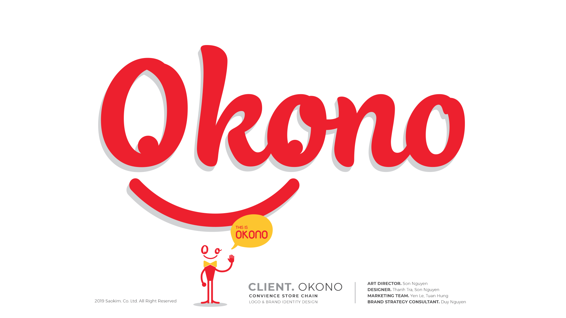 Màu sắc thương hiệu: Màu Đỏ - Ví dụ Logo thương hiệu Okono