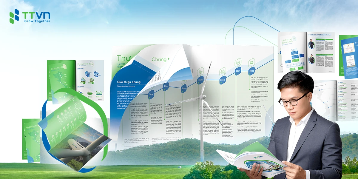 Dịch vụ thiết kế Profile thiết kế hồ sơ năng lực - Dự án thiết kế profile công ty TTVN