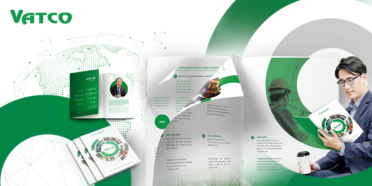 Dịch vụ thiết kế Profile thiết kế hồ sơ năng lực - Dự án thiết kế profile công ty VATCO