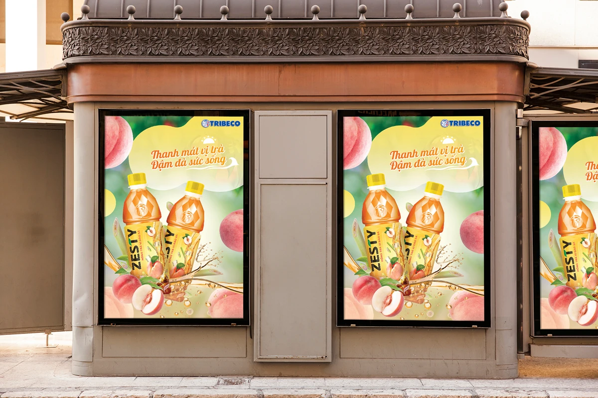 Dự án thiết kế bao bì nhãn mác sản phẩm Zesty của Tribeco
