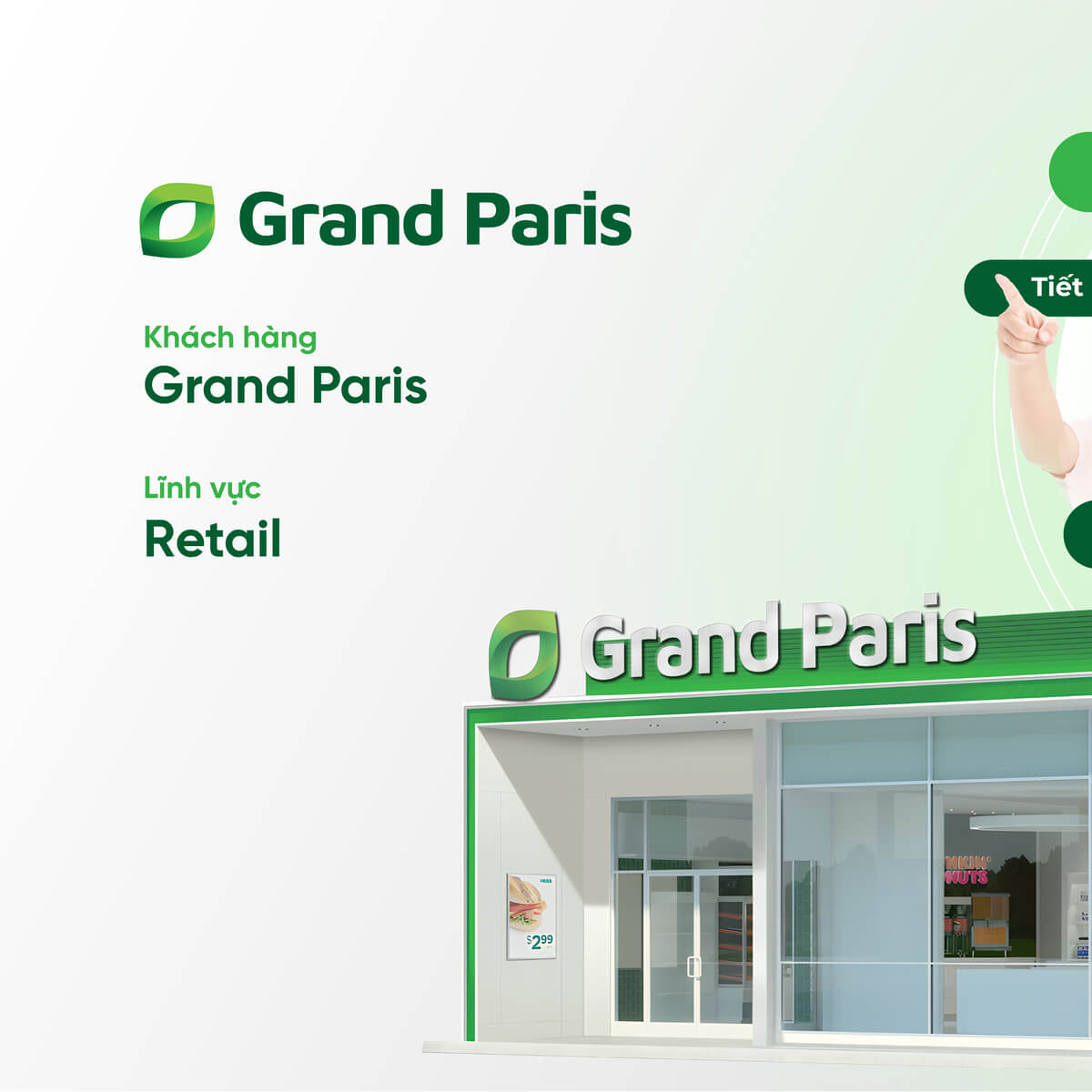 Dự án thiết kế logo, thiết kế nhận diện thương hiệu Grand Paris