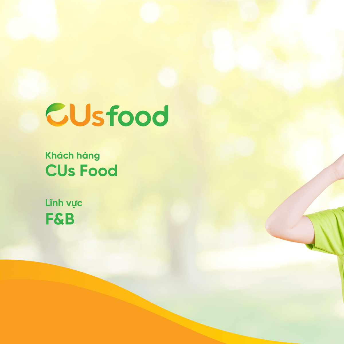 Dự án Thiết kế logo, thiết kế thương hiệu CUsfood của Sao Kim Branding