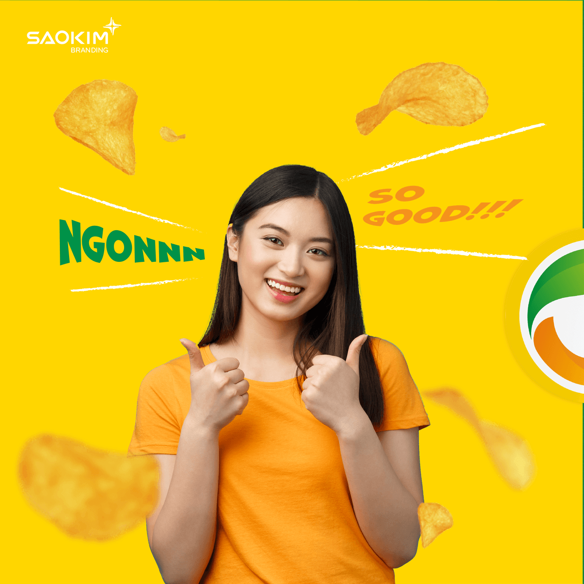 Dự án Thiết kế logo, thiết kế thương hiệu CUsfood - Concept quảng cáo