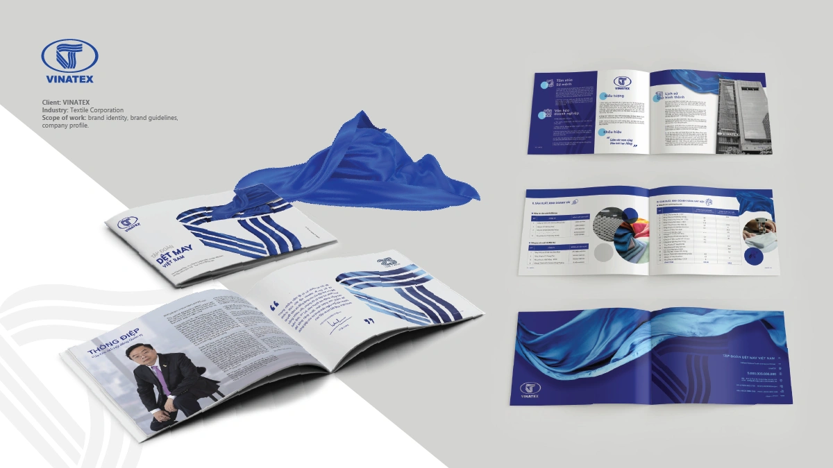 Dự án thiết kế profile công ty Vinatex