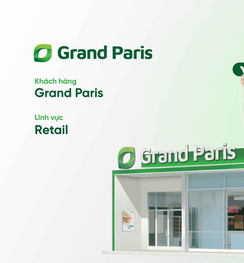 Dự án thiết kế logo, thiết kế nhận diện thương hiệu Grand Paris