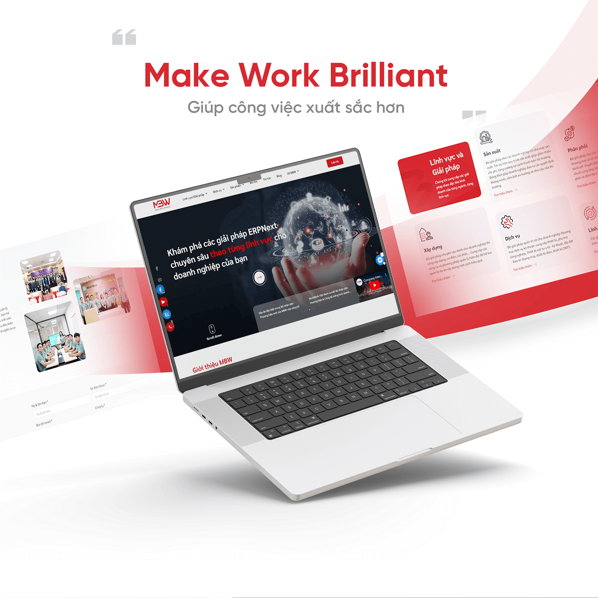 Thiết kế logo nhận diện thương hiệu MBW - Website MBW