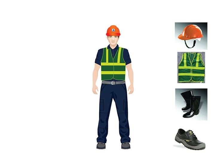 Mẫu thiết kế đồng phục công nhân của Delta.