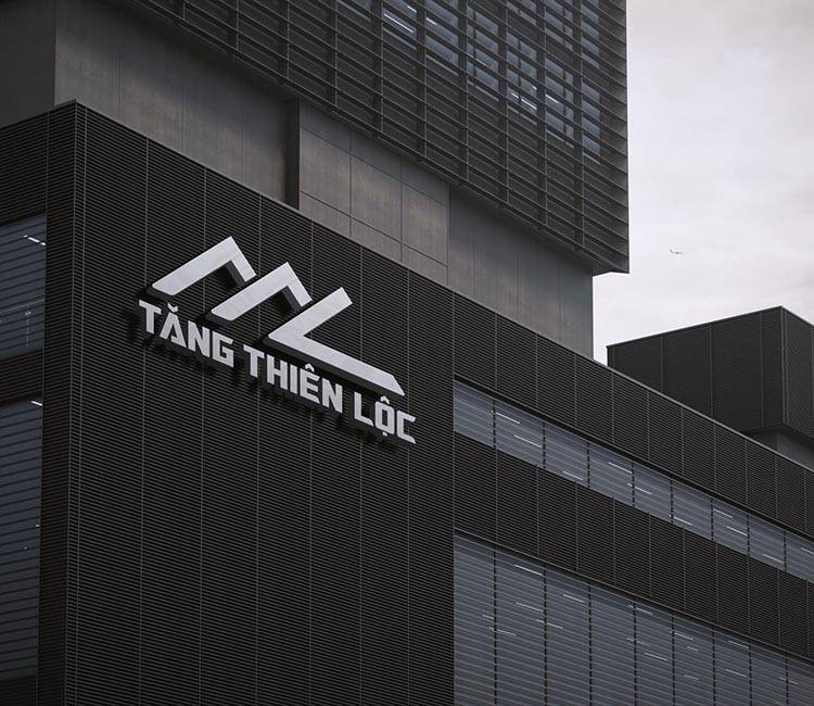 Phối cảnh logo của Tăng Thiên Lộc