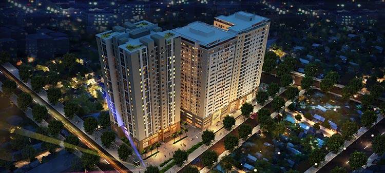 Hình ảnh dự án bất động sản Riverside Garden của Videc.