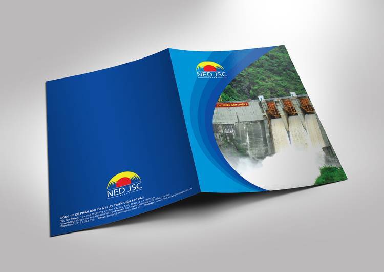 Mẫu thiết kế bộ nhận diện Điện Tây Bắc.