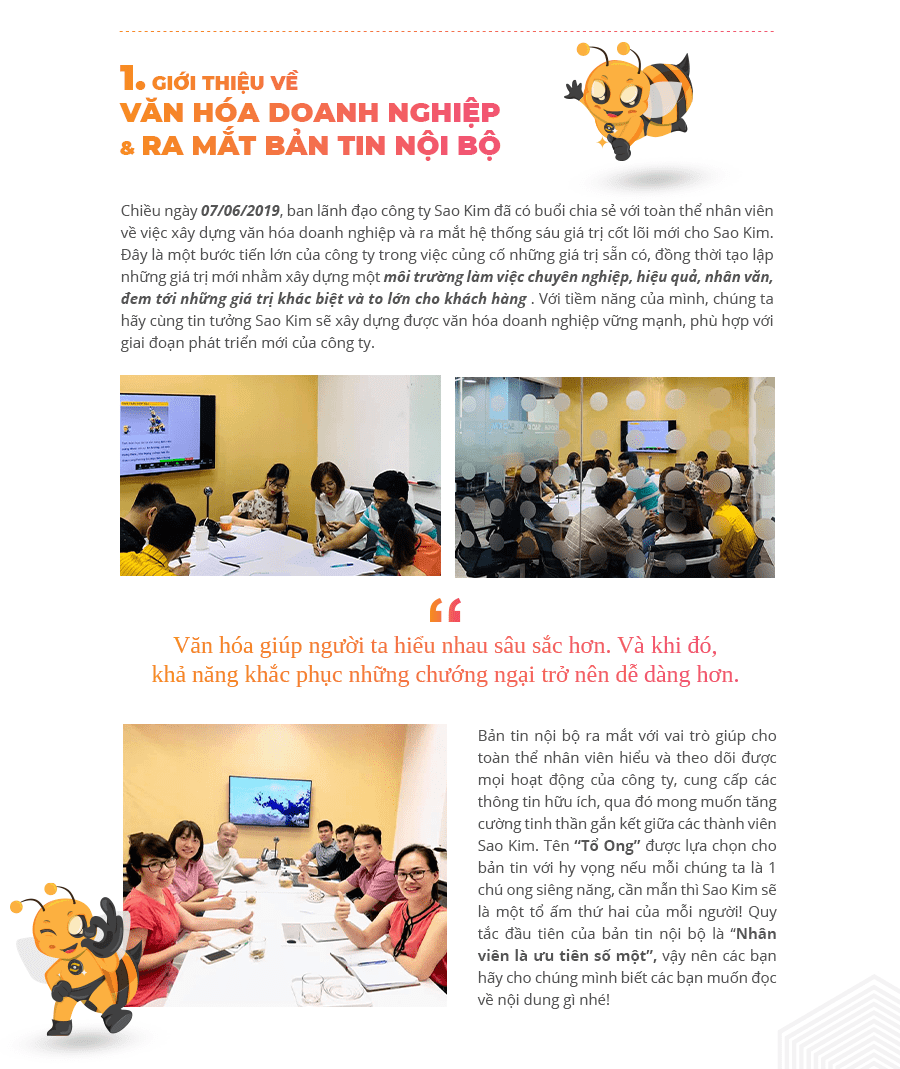 Bản tin Tổ Ong 01 của Sao Kim