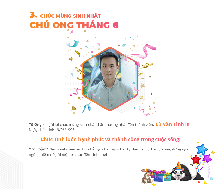 Bản tin Tổ Ong 01 của Sao Kim