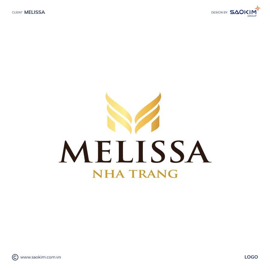 [Saokim.com.vn] Thiết kế logo doanh nghiệp Melissa bởi Sao Kim Branding 