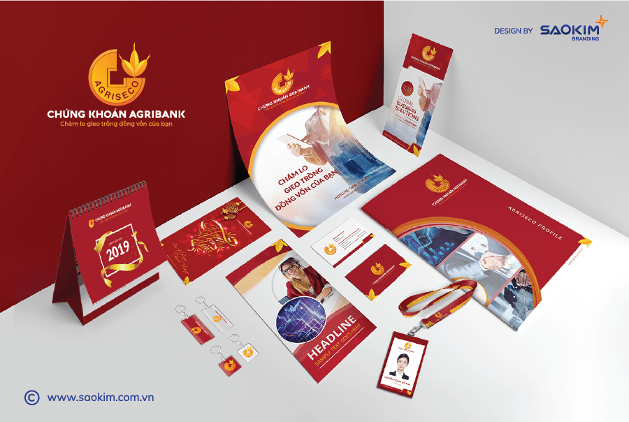 [Saokim.com.vn] Bộ nhận diện thương hiệu Chứng khoán Agribank thiết kế bởi Sao Kim Branding 