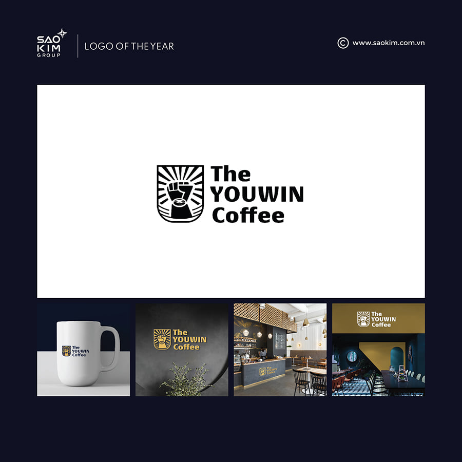 [saokim.com.vn] Sao Kim thiết kế logo cho The Youwin Coffee