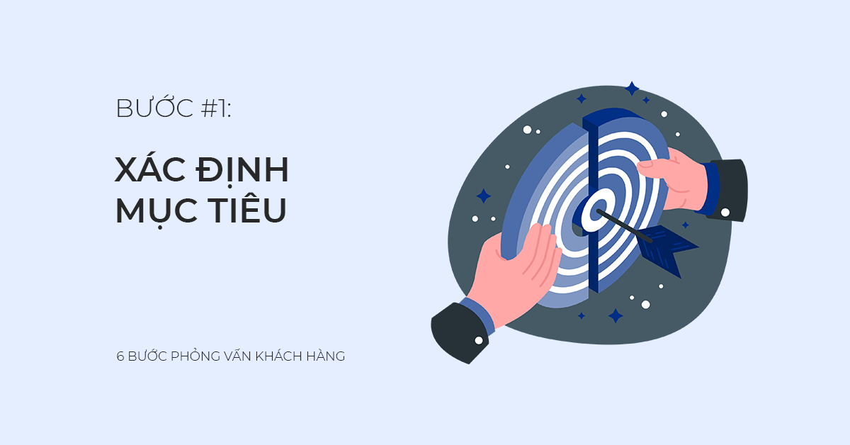 Bước #1: Xác định mục tiêu nghiên cứu khách hàng