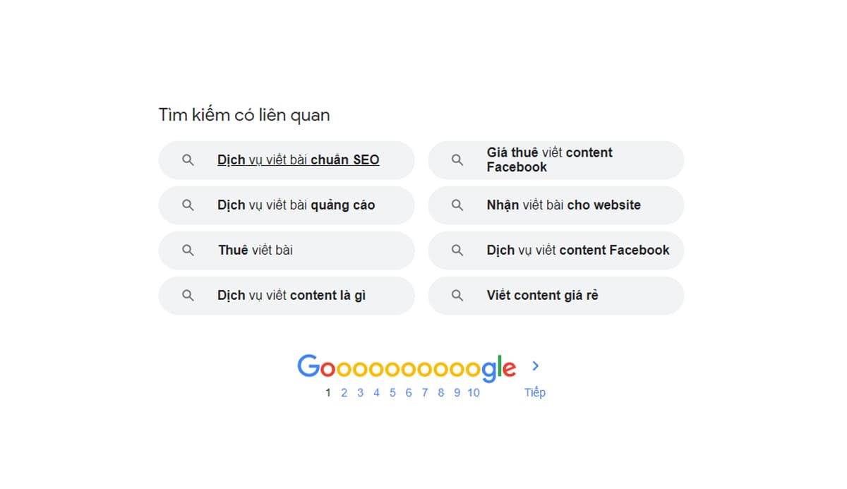 Ảnh minh họa từ khóa LSI trên google search Ảnh minh họa từ khóa LSI trên google search