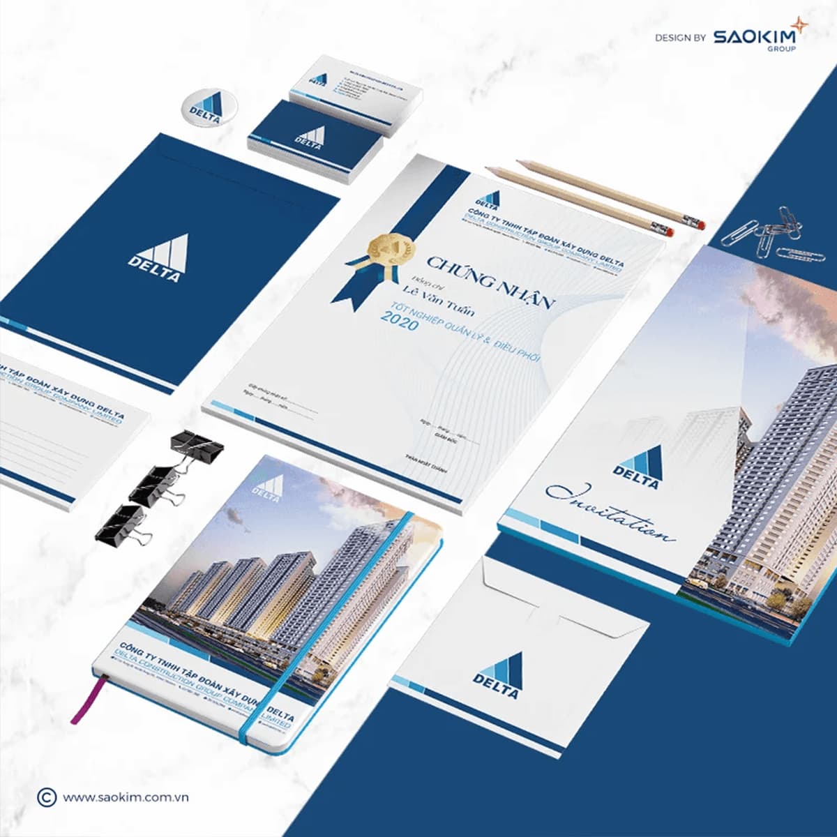 Thiết kế nhận diện thương hiệu của Delta