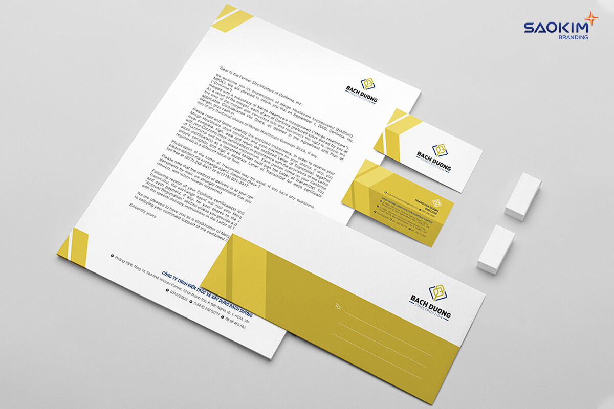 Sao Kim thiết kế bộ nhận diện thương hiệu cho Bạch Dương Construction