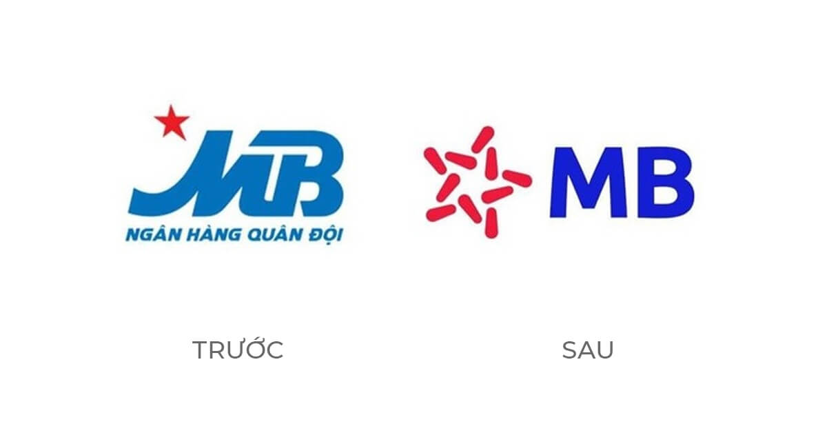 Ví dụ tái định vị thương hiệu MB Bank