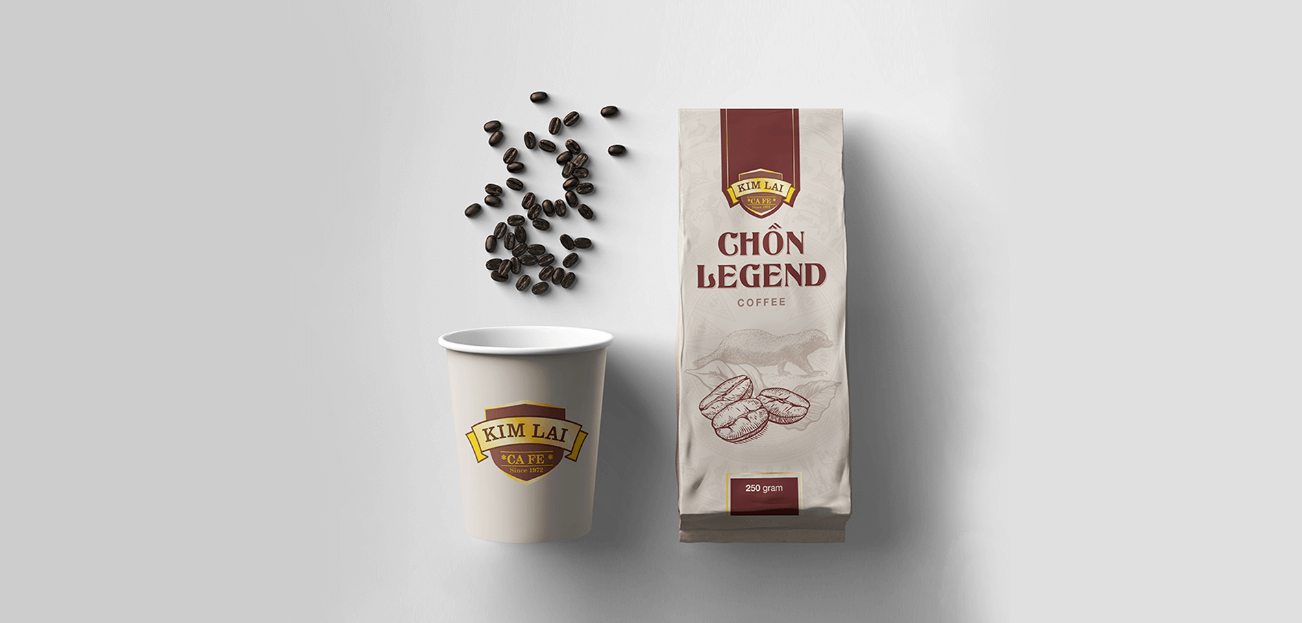 Dự án thiết kế bao bì sản phẩm KIM LAI CAFE - 5