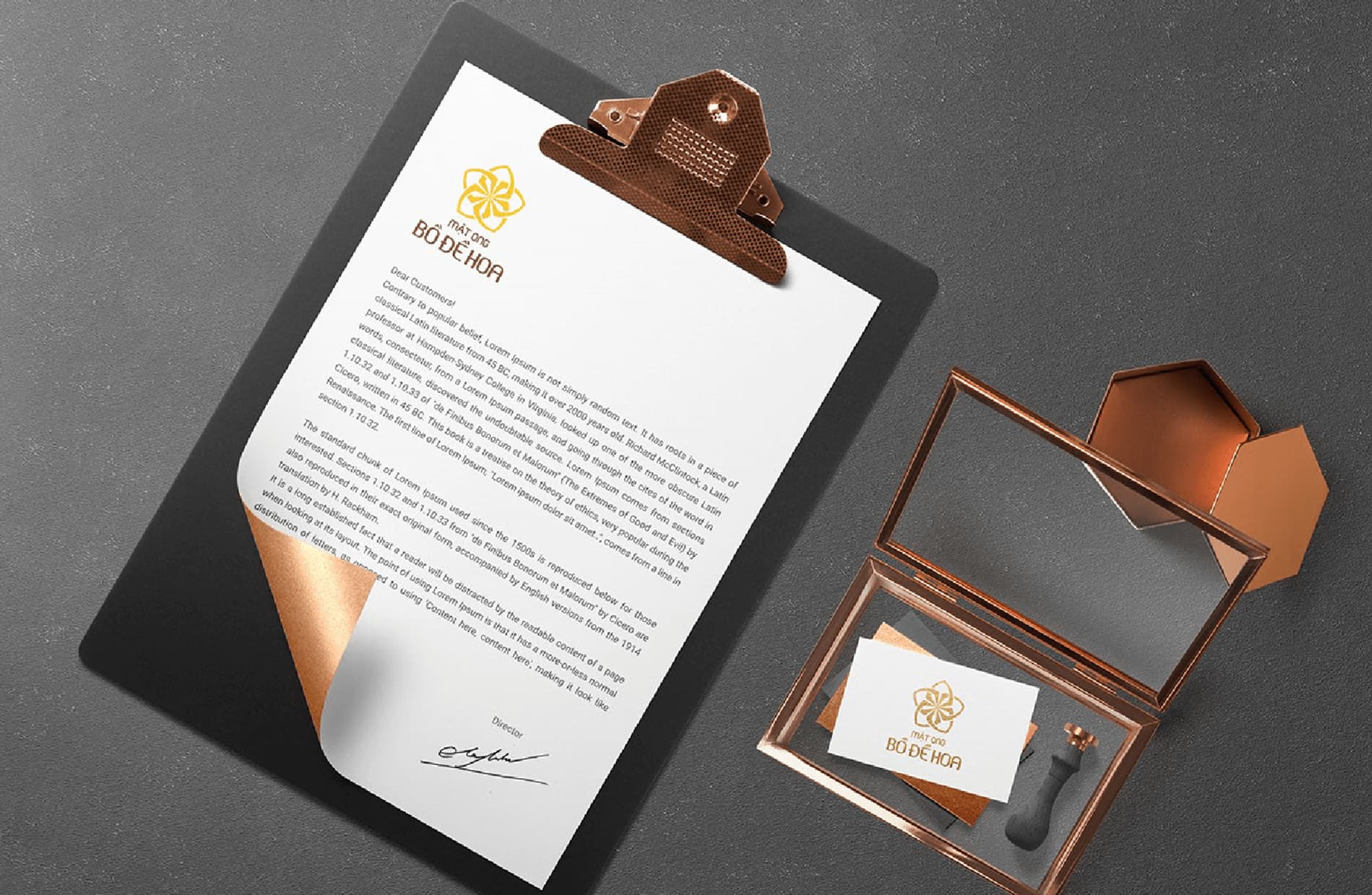 Dự án thiết kế thương hiệu Mật Ong Bồ Đề Hoa - 7