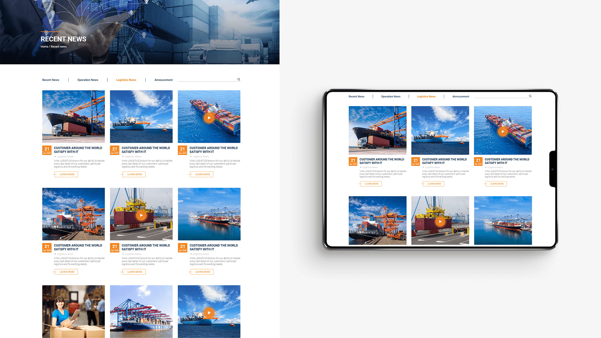 Dự án thiết kế thương hiệu Vina Logistics - 12