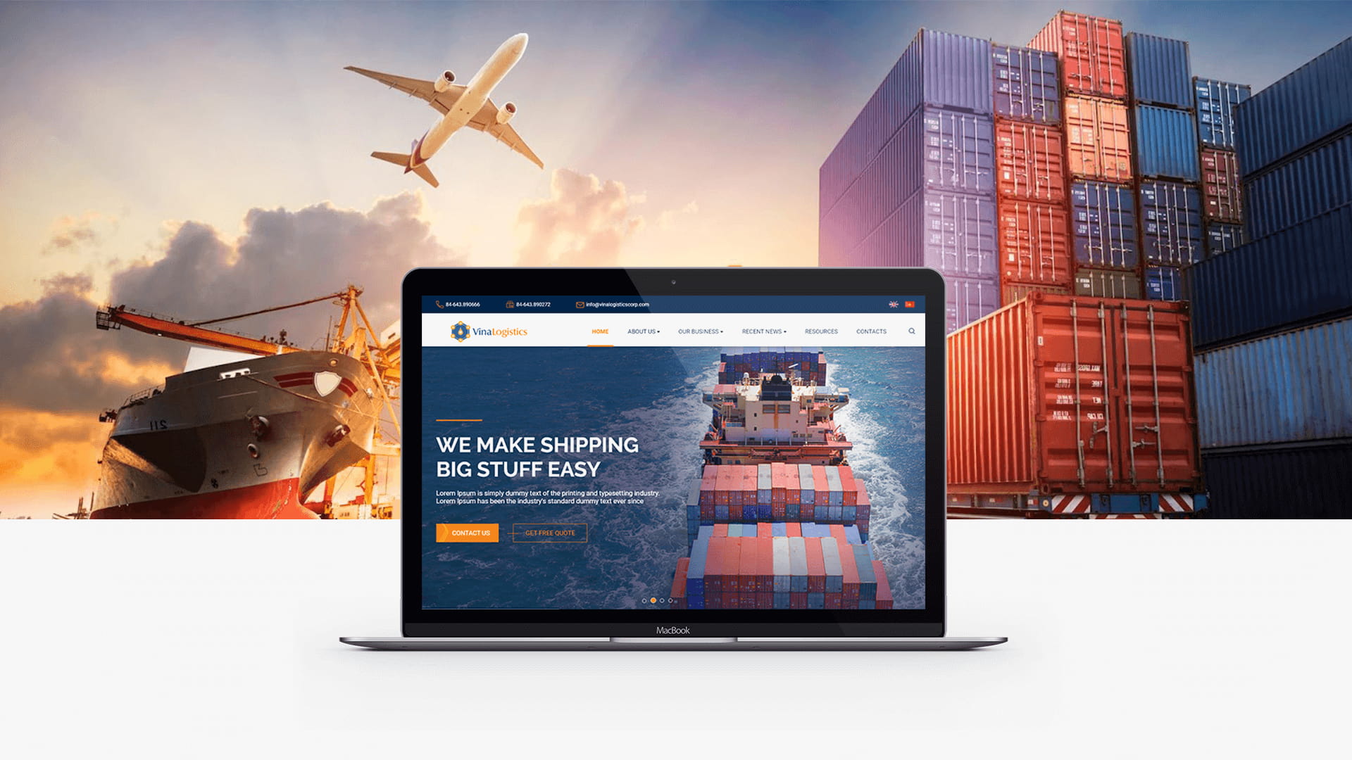 Dự án thiết kế thương hiệu Vina Logistics - 6