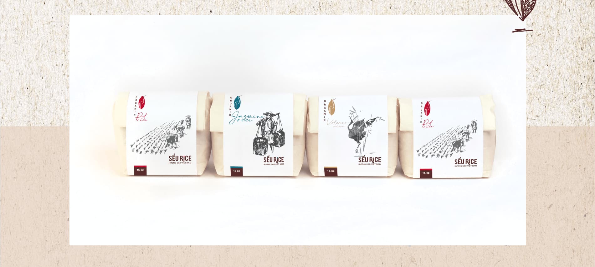 Dự án thiết kế thương hiệu SẾU RICE - 21