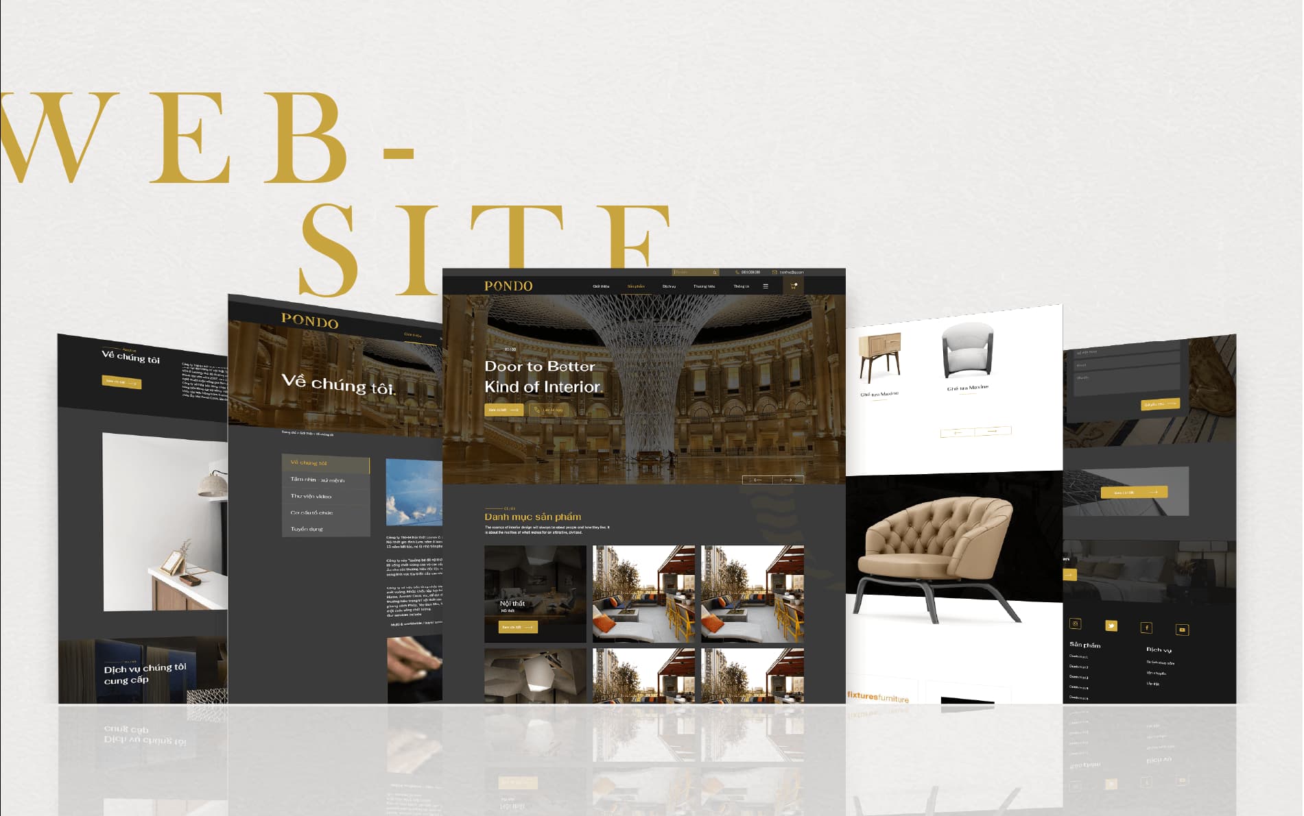 Dự án thiết kế thương hiệu, thiết kế logo Pondo Việt Nam - Website Pondo