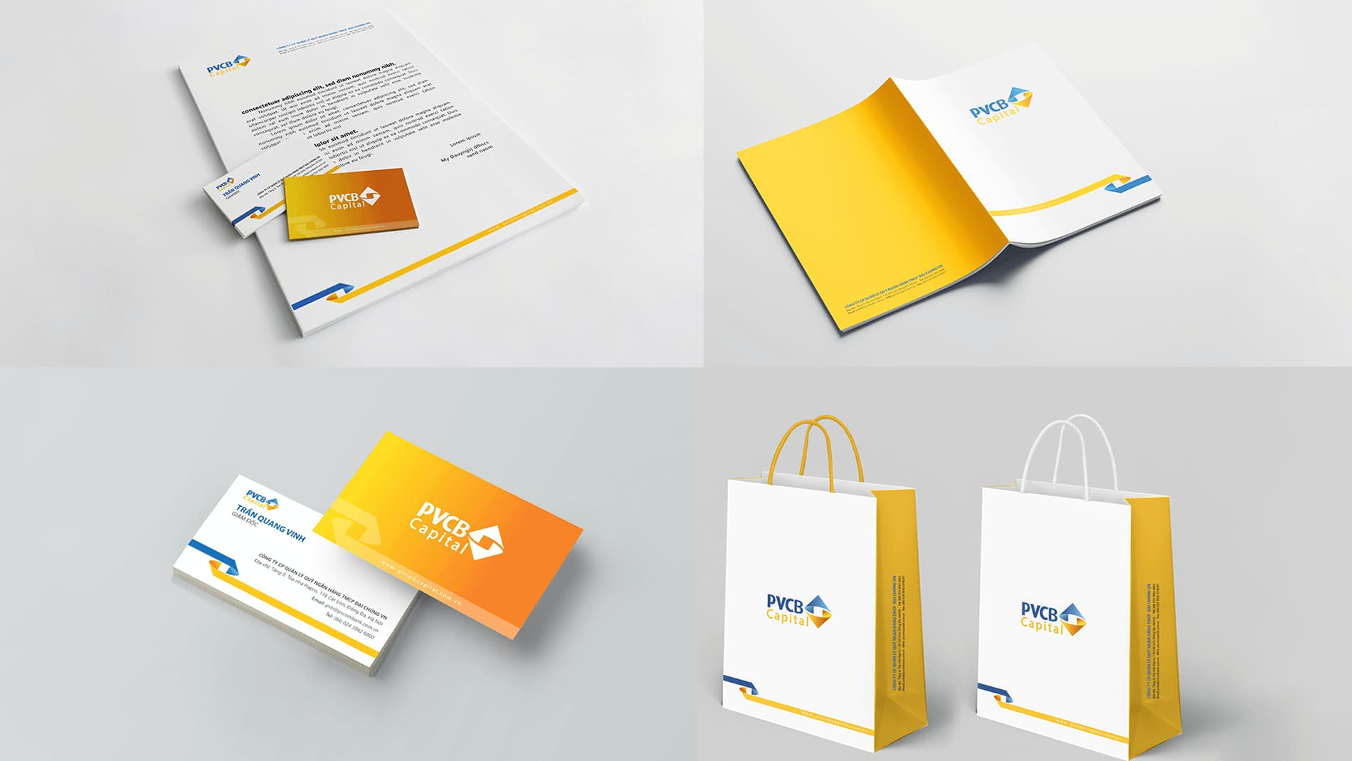 Dự án thiết kế thương hiệu PVCOMBANK - Bộ nhận diện văn phòng