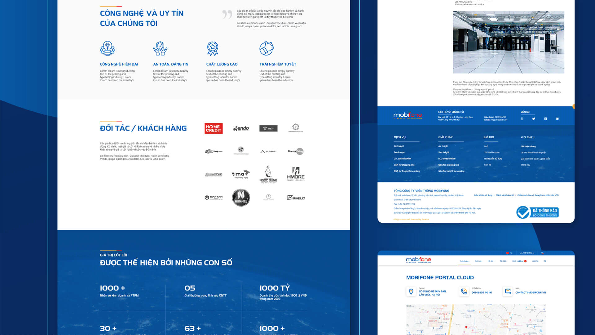 Dự án thiết kế website Mobifone Cloud - 6