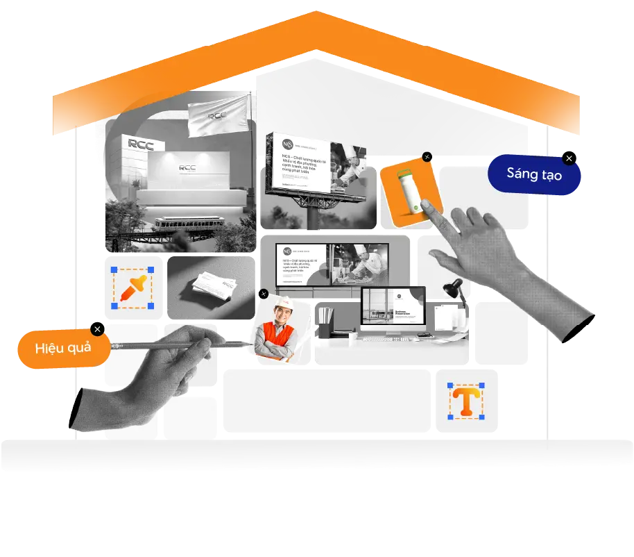 Dịch vụ thiết kế bộ nhận diện thương hiệu công ty, thiết kế nhận diện thương hiệu doanh nghiệp