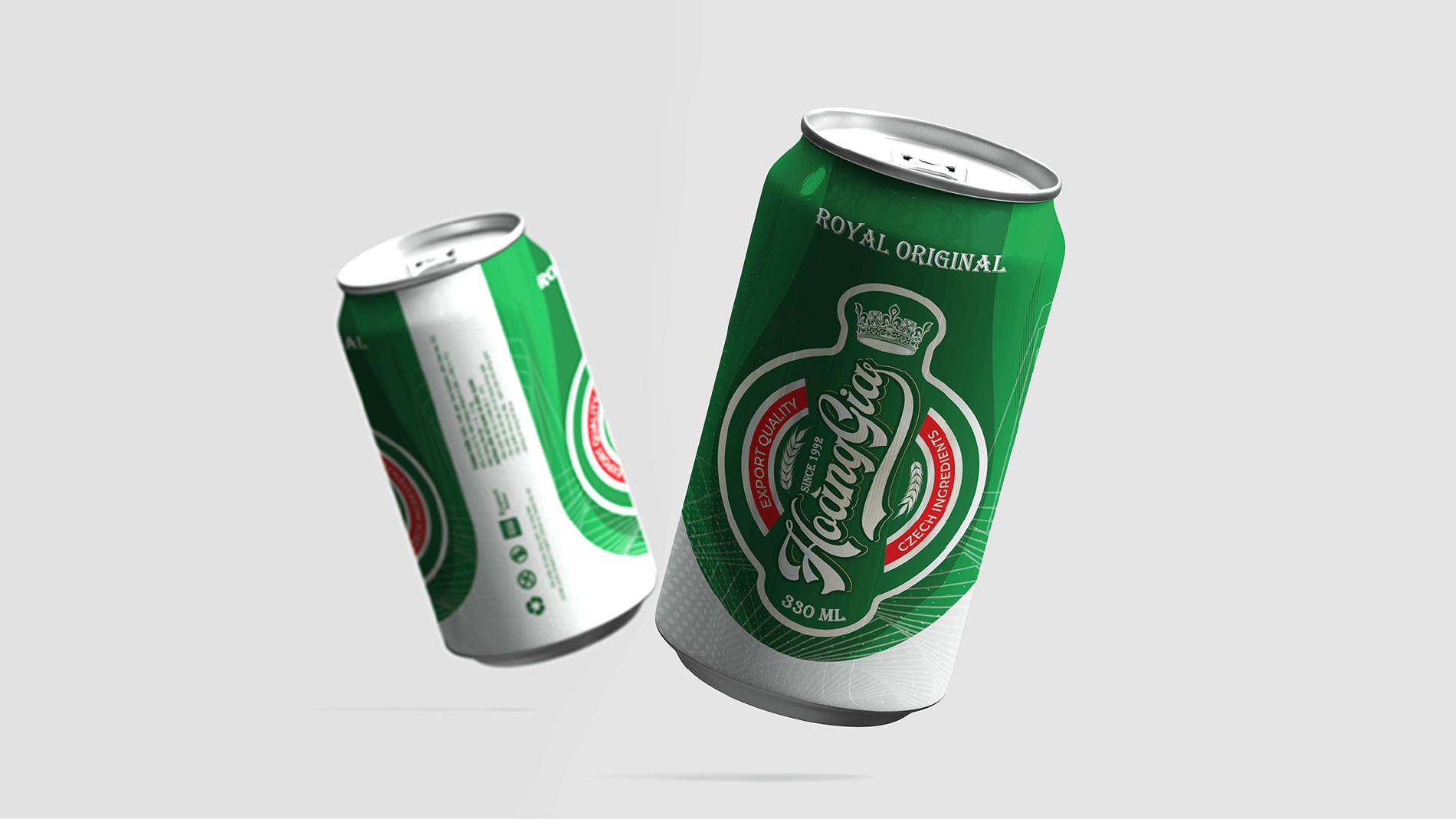 Dự án thiết kế bao bì nhãn mác sản phẩm Bia Hoàng Gia - 4