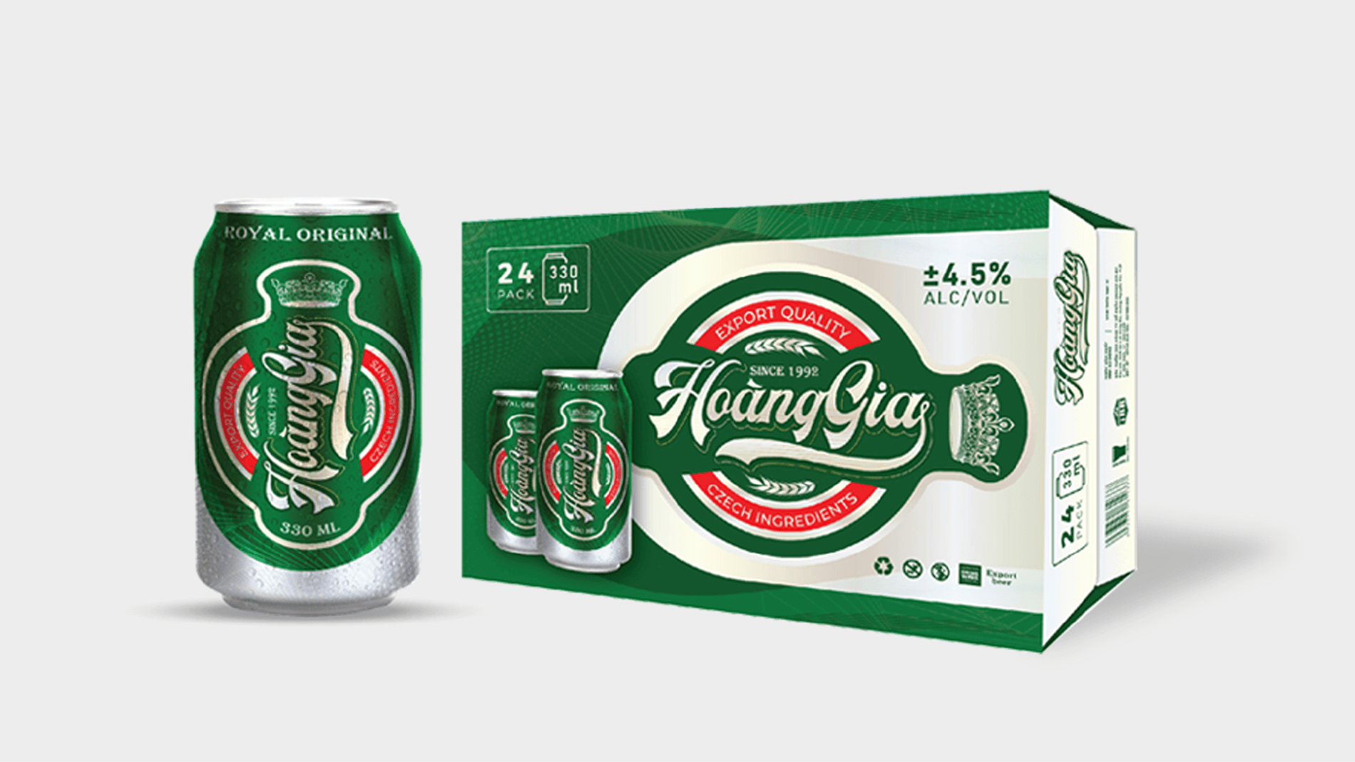 Dự án thiết kế bao bì nhãn mác sản phẩm Bia Hoàng Gia - 7