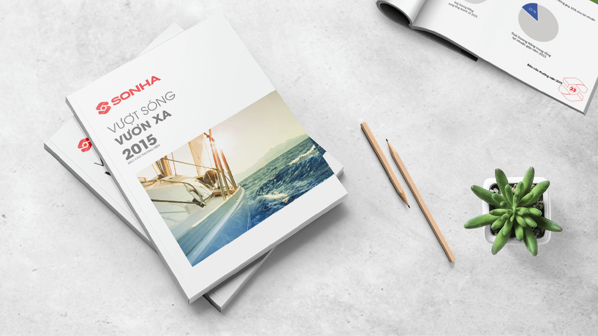 Dự án thiết kế Báo cáo thường niên Sơn Hà Group - 3