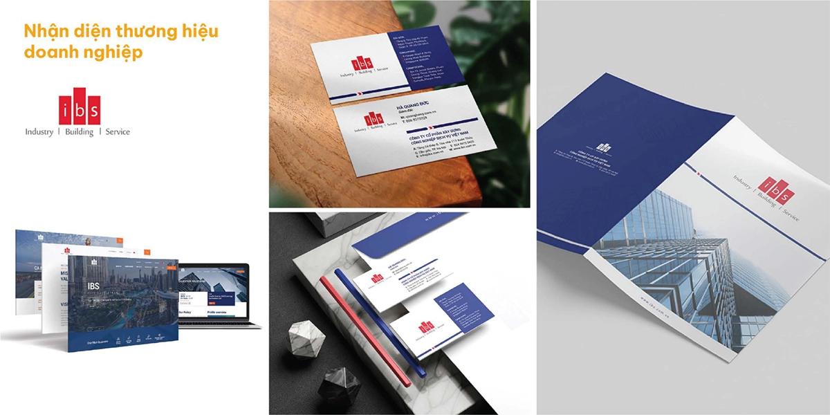 Dự án thiết kế bộ nhận diện thương hiệu IBS Construction